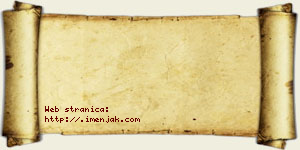 Danijela Radojković vizit kartica